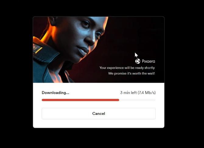 App Download Progress Page
