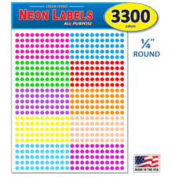 Color Coding Circle Dot Labels