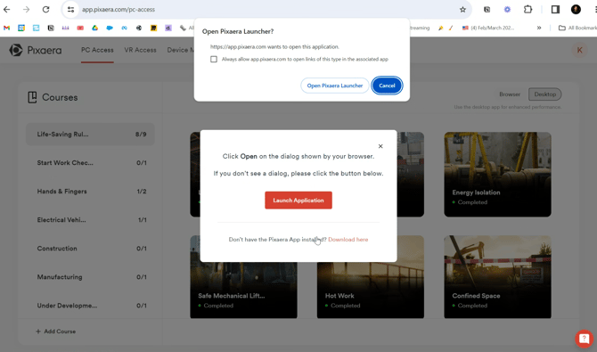 Pixaera Launcher Prompt